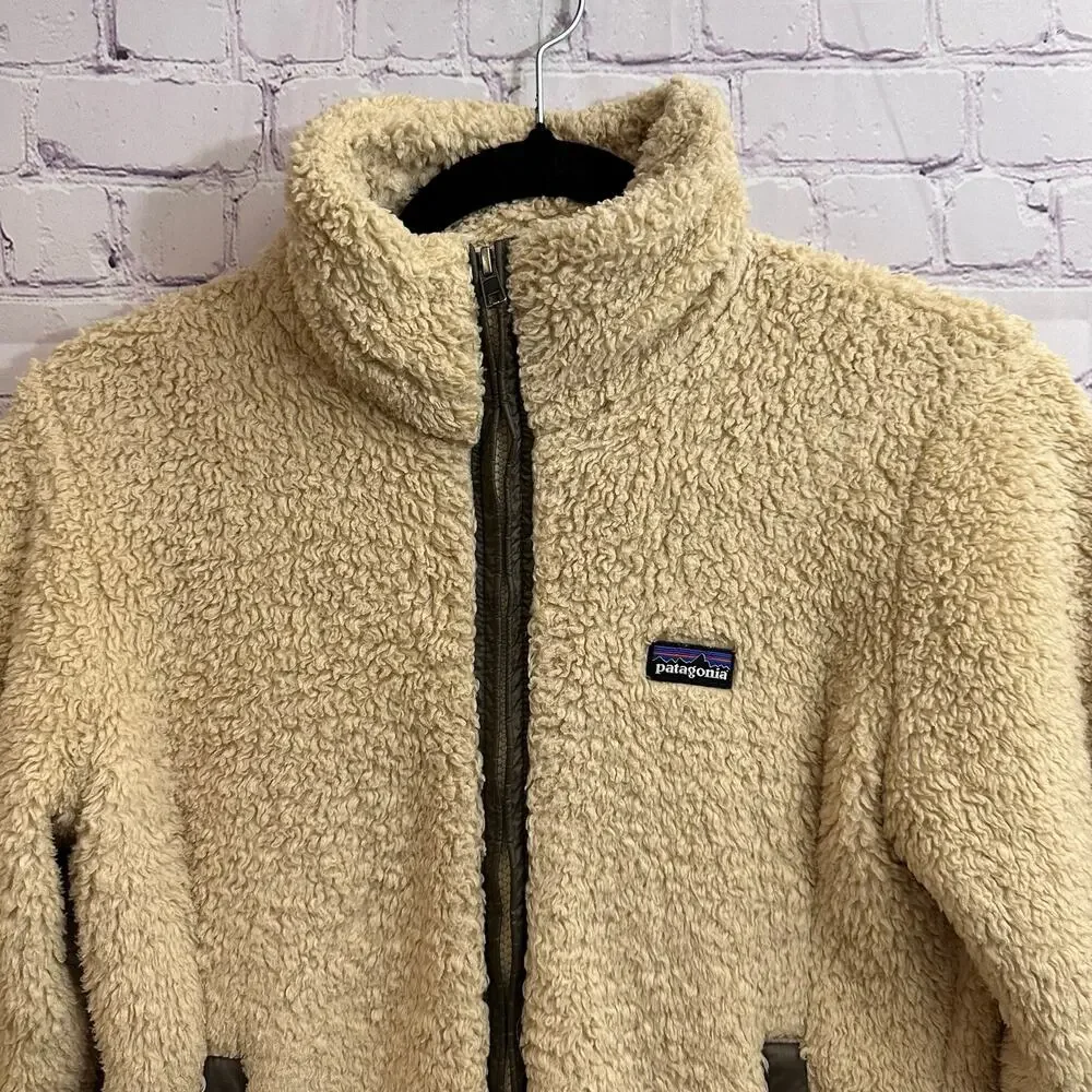Patagonia Los Gatos Teddy Bear Full Zip Fleece Jacket Women's Small